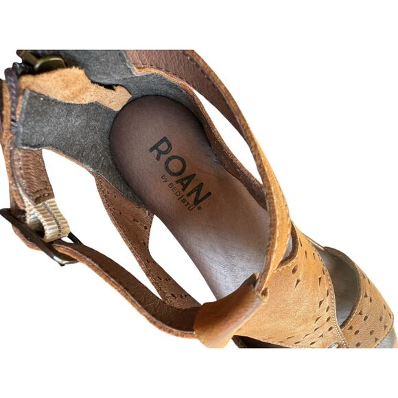 ROAN by BED STU Kit Cutout Sandals NWOT/NWOB Size 9 $125 MSRP - Picture 4 of 12